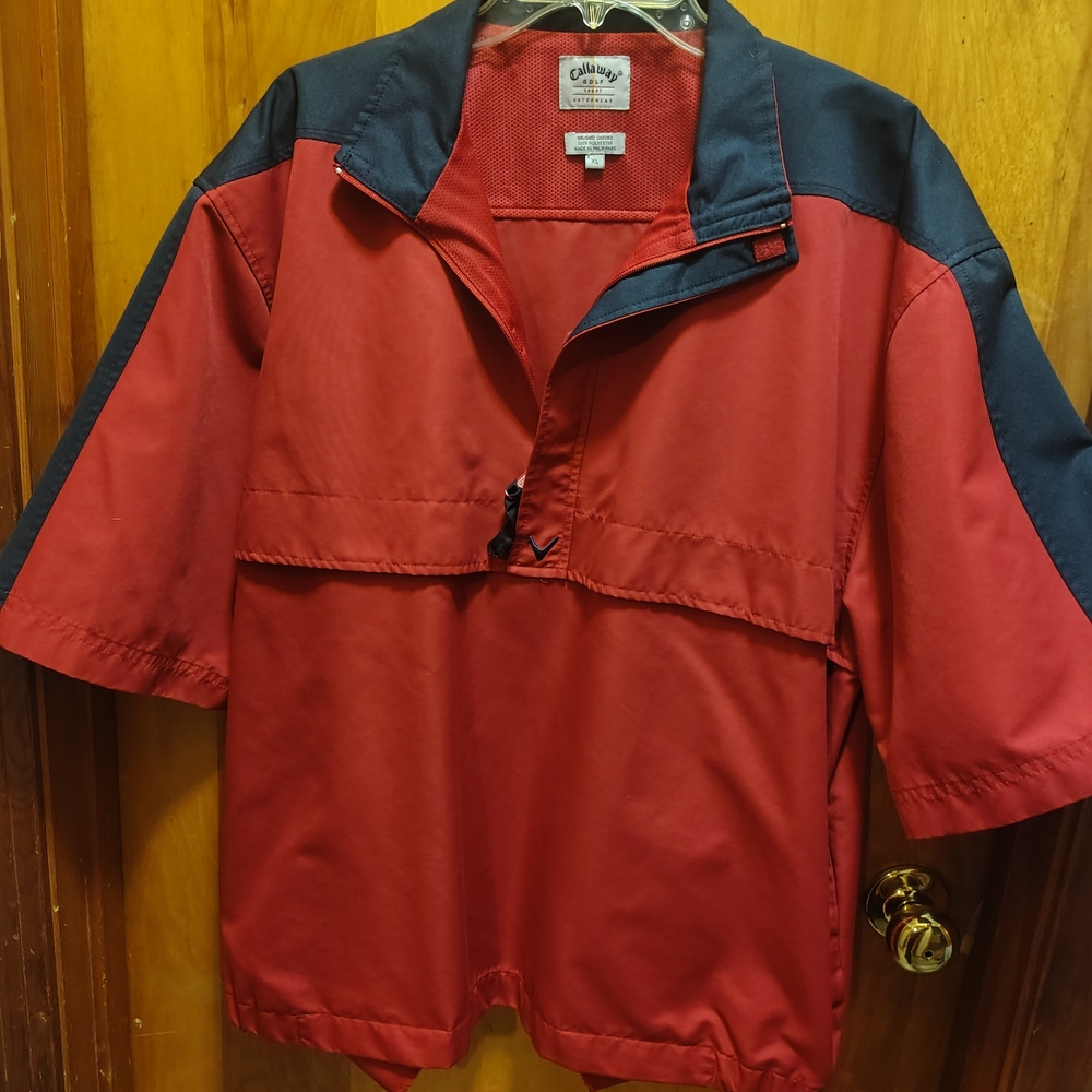 Callaway Men's Red and Black Casual Shirt